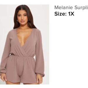Fashion nova nwot 1x romper